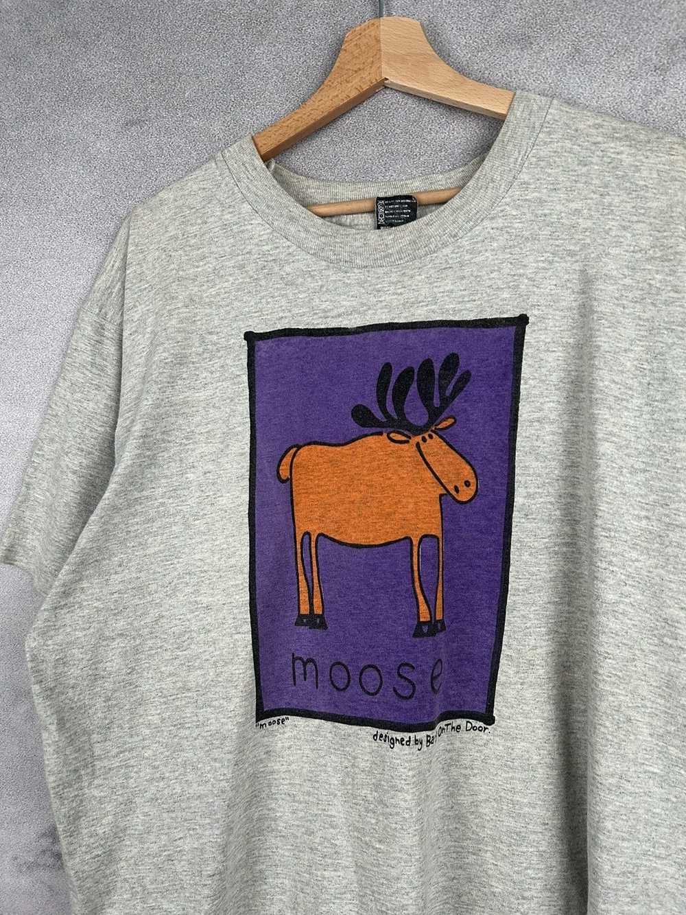 Animal Tee × Vintage Vintage 80s/90s Moose Animal… - image 3