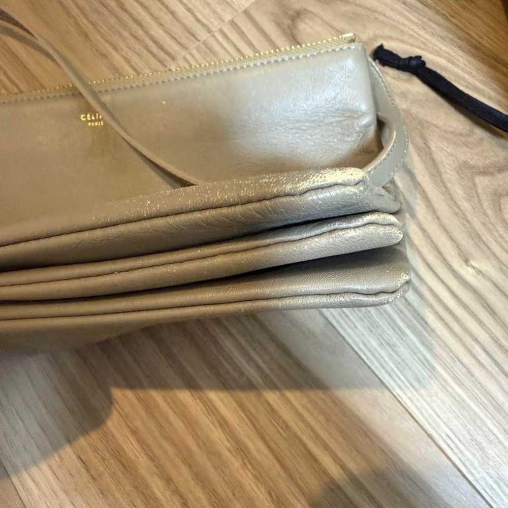 CELINE Shoulder Bag Beige - image 5