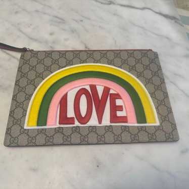 Gucci LOVE Rainbow Clutch Bag - image 1