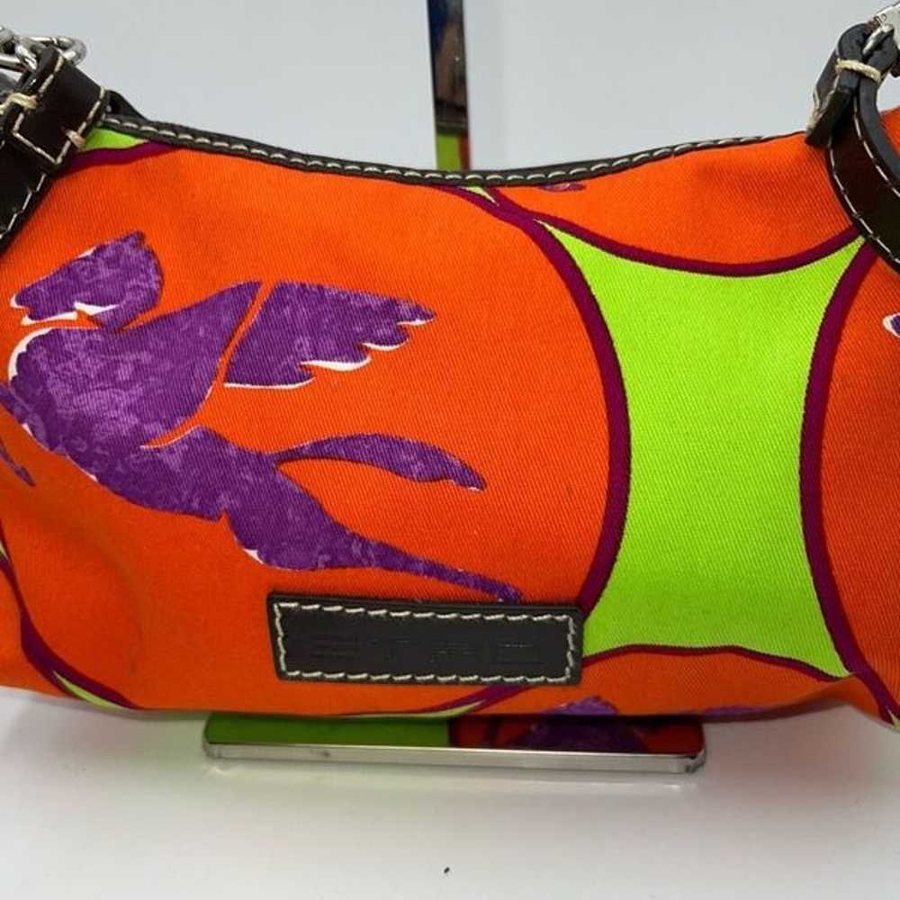 Etro RARE Multicolored Canvas Crossbody Bag with … - image 3