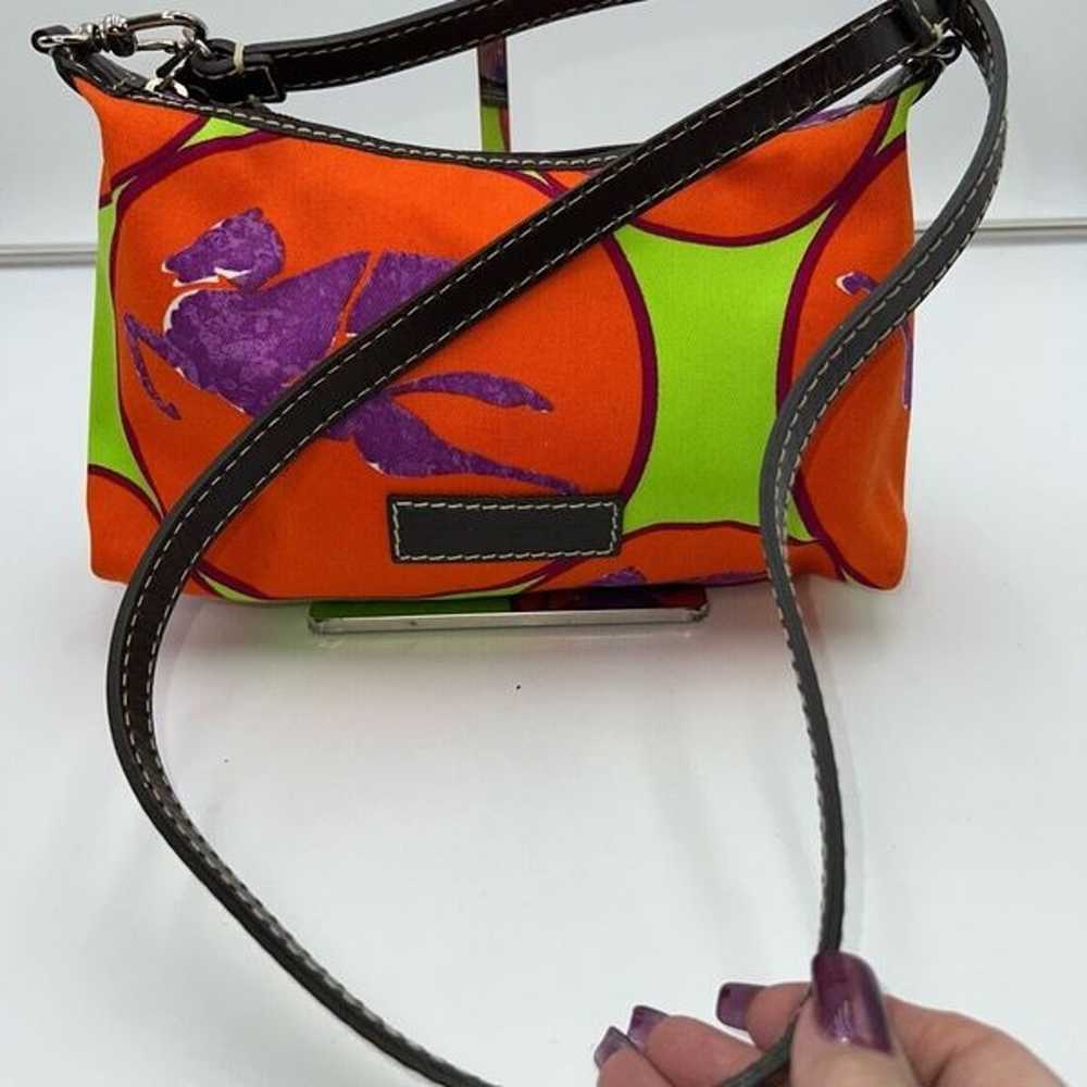 Etro RARE Multicolored Canvas Crossbody Bag with … - image 4