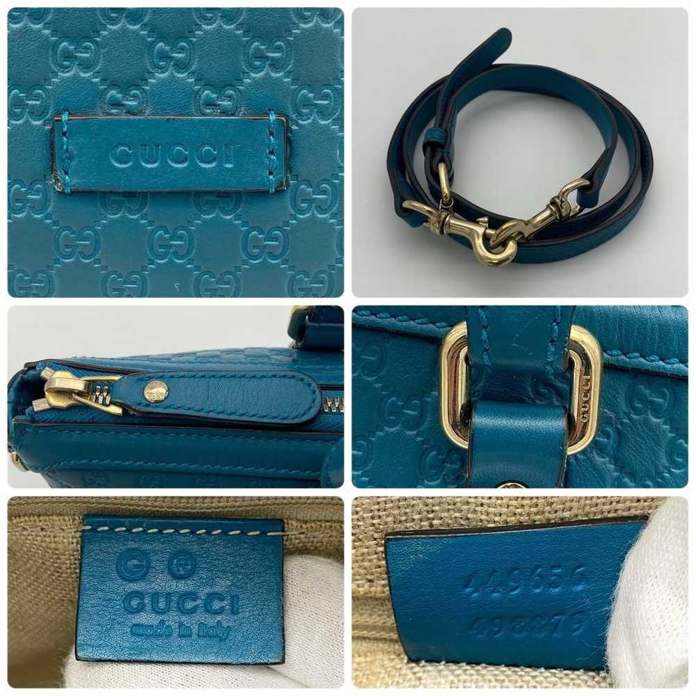 GUCCI 2-way handbag micro GG Saffiano leather GG … - image 10