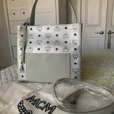 MCM AREN Silver Spike bag - image 1