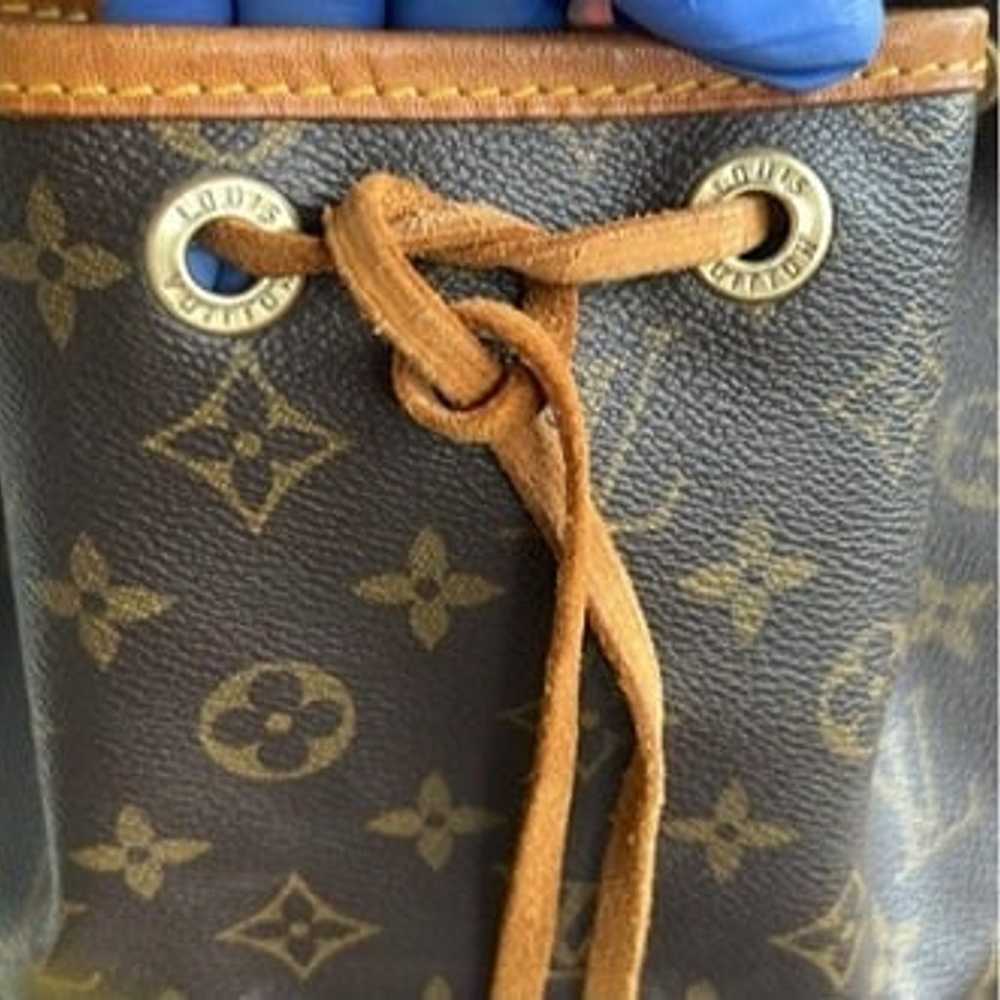 AUTHENTIC LOUIS VUITTON PETITE NOE SHOULDER BAG, … - image 8