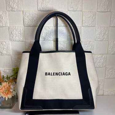 Good Product BALENCIAGA Black and White Navy Caba… - image 1