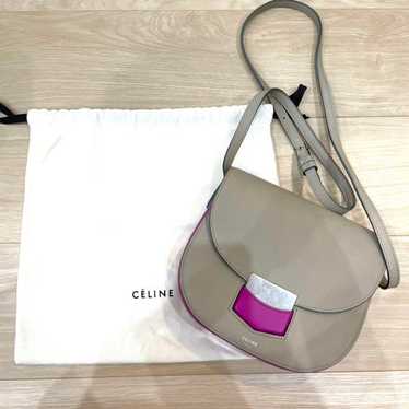 CELINE ☆ Small Trotter ☆ Shoulder Bag