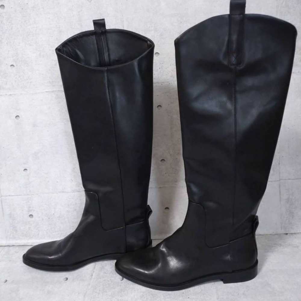 ZARA Boots Black Size 37 24cm Casual Women's - image 5