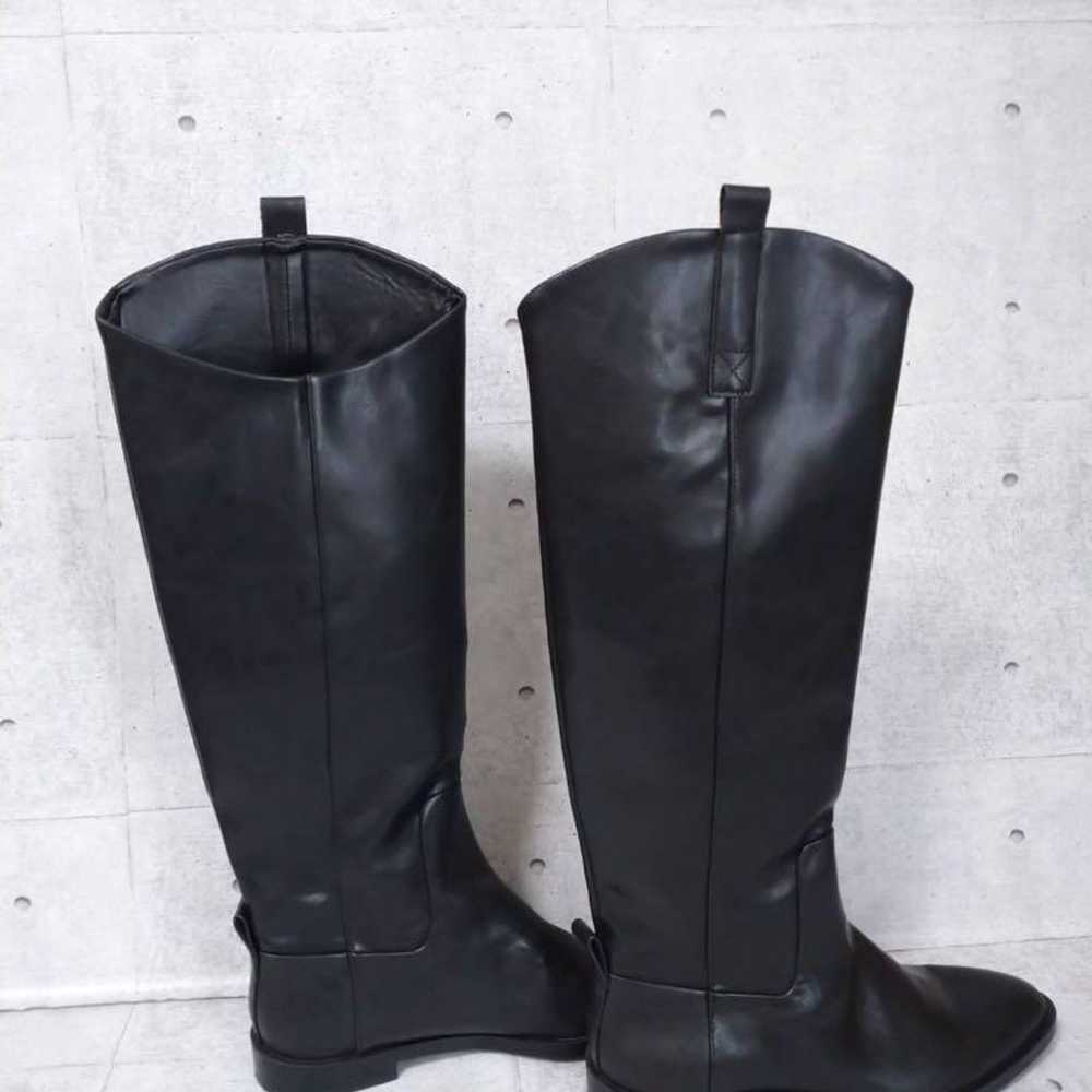 ZARA Boots Black Size 37 24cm Casual Women's - image 8