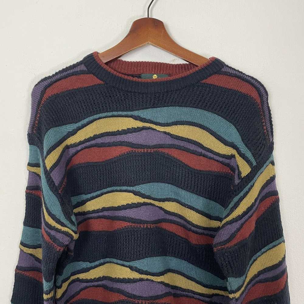 Aran Isles Knitwear × Coloured Cable Knit Sweater… - image 4