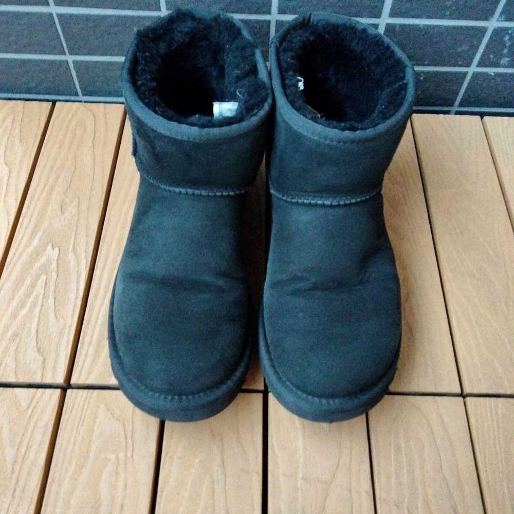 UGG sheepskin boots black 25cm US8 - image 12