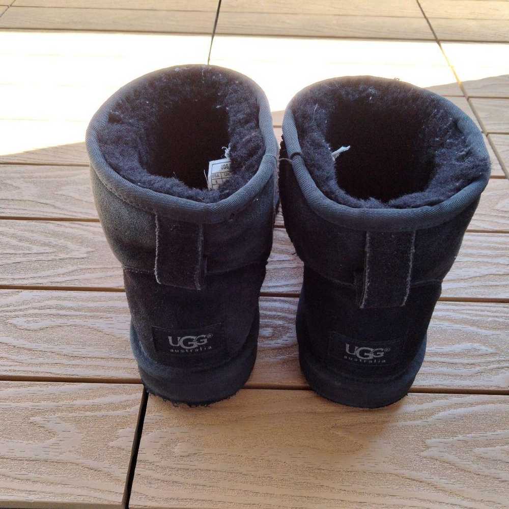 UGG sheepskin boots black 25cm US8 - image 1