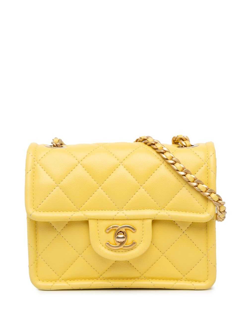 CHANEL Pre-Owned 2020 Mini Quilted Caviar Sweet C… - image 1