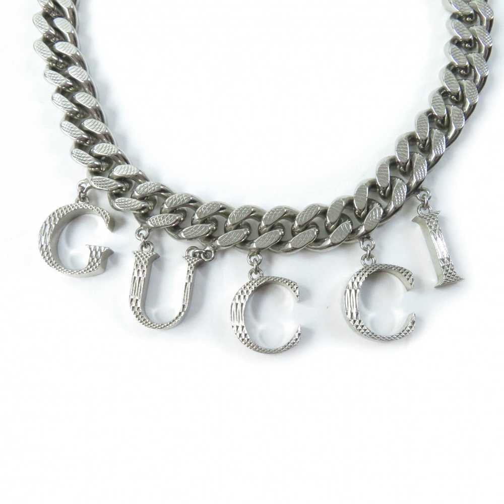 GUCCI Necklace 675769 Gold Plated Silver Interloc… - image 8