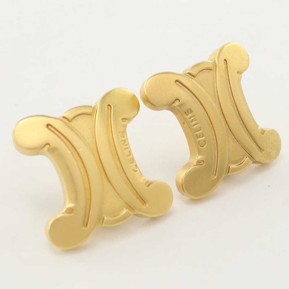 CELINE Earring Triomphe For both ears Pierce meta… - image 1