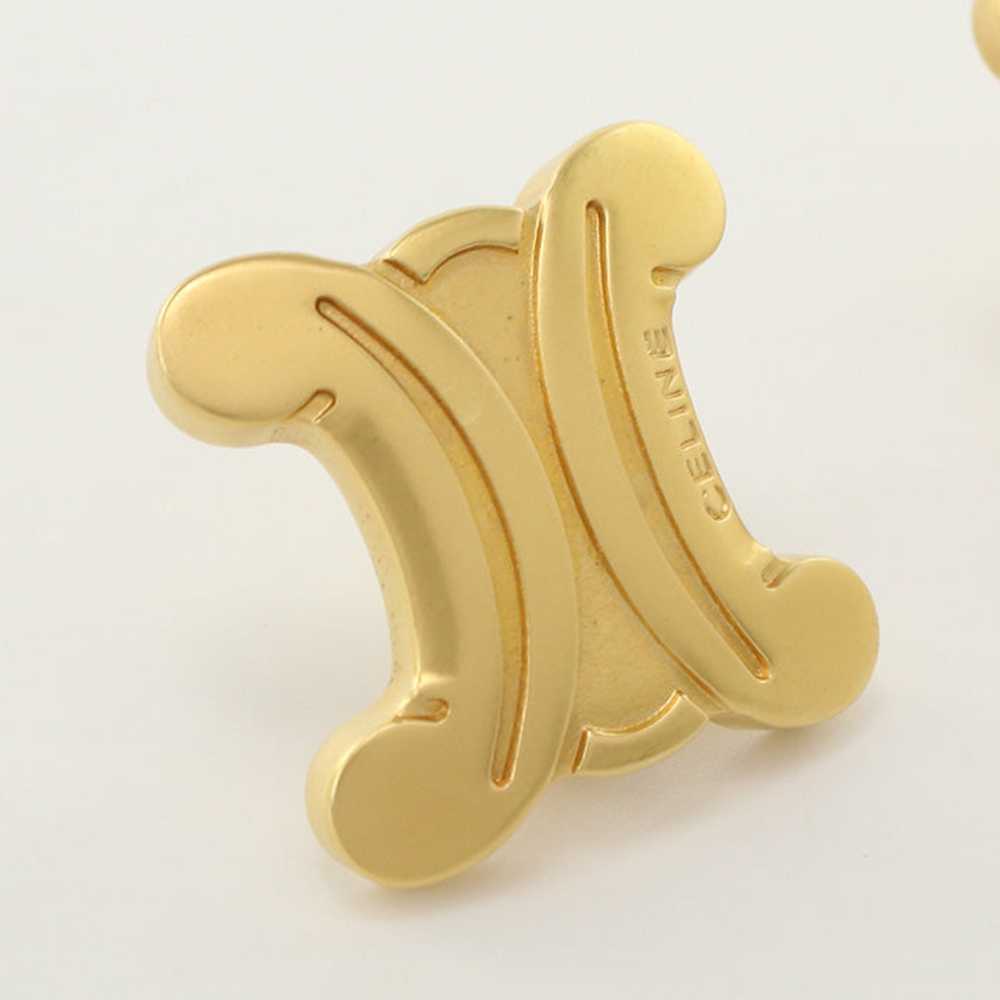 CELINE Earring Triomphe For both ears Pierce meta… - image 4