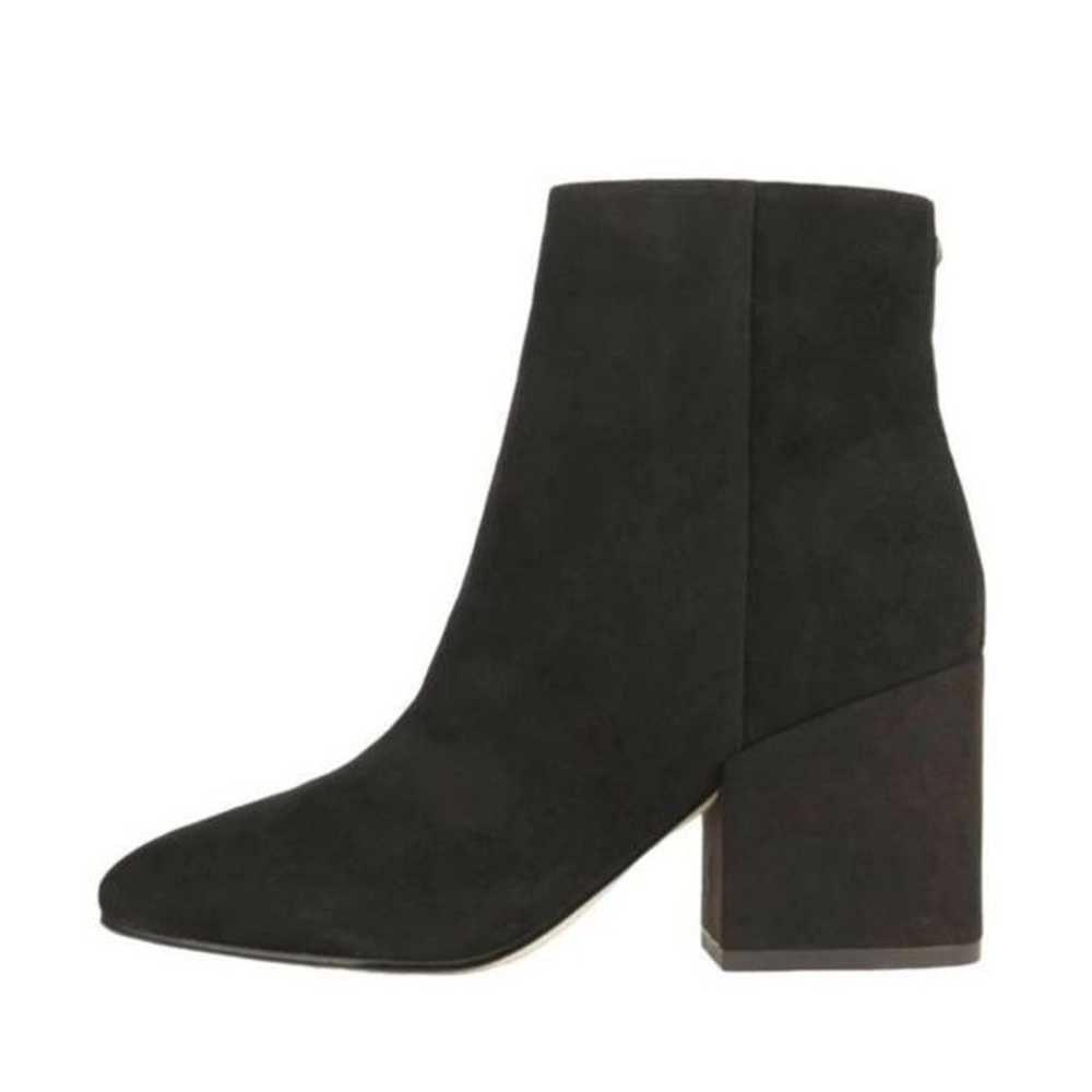 SAM EDELMAN Taye Black Suede Ankle Boot Size 9M - image 1