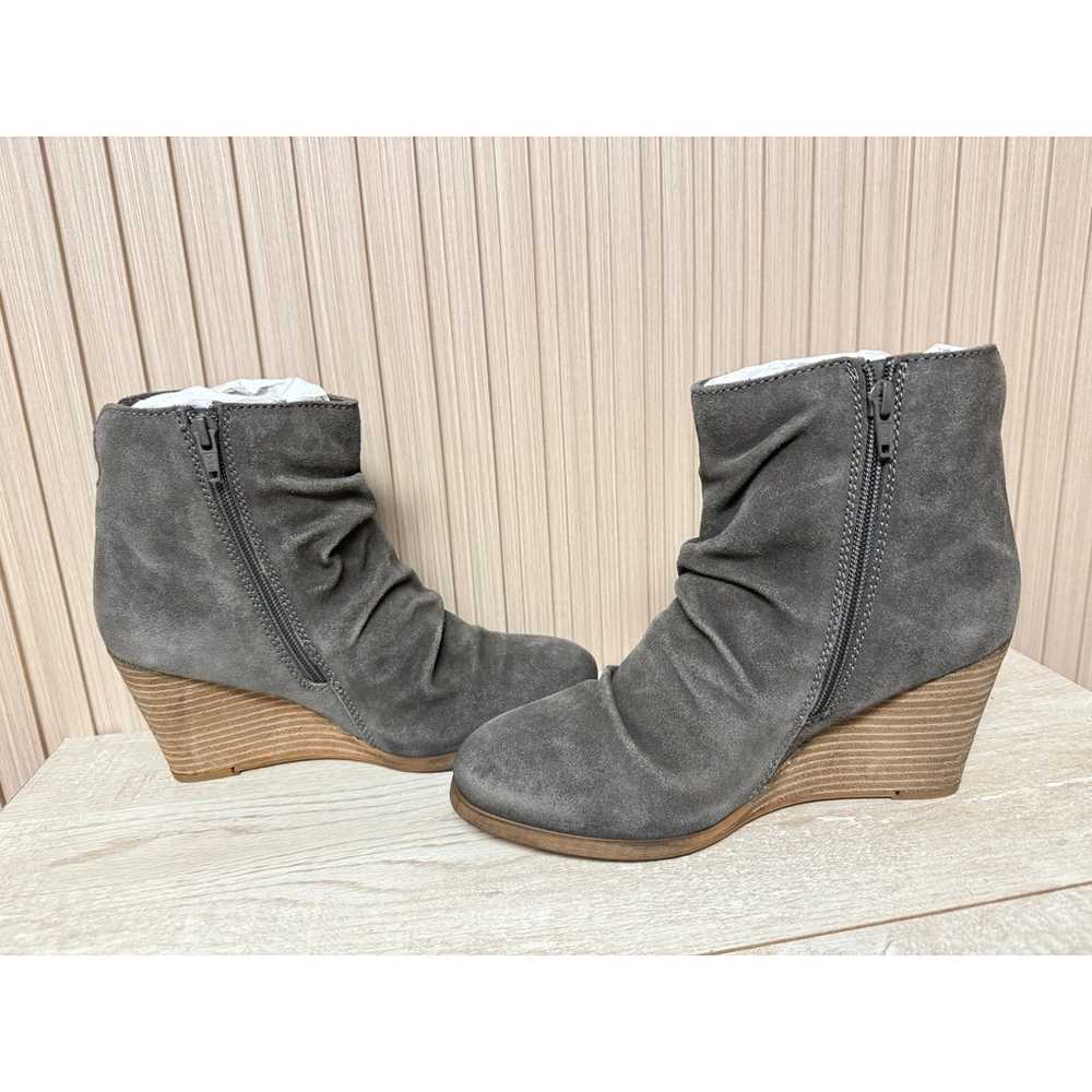 Diba Bailey Leather Suede Bootie Womens Sz 8.5M S… - image 5