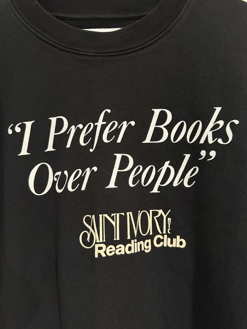 Saint Ivory NYC Saint Ivory I Prefer Books long s… - image 2