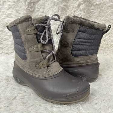 The North Face Brown Gray Midcalf Winter Insulate… - image 1