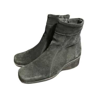 La Canadienne Felicia Wedge Ankle Boots Womens 7M… - image 1