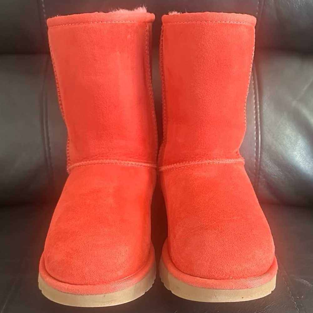 UGG Classic Short II Boots In Red Ribbon - image 1