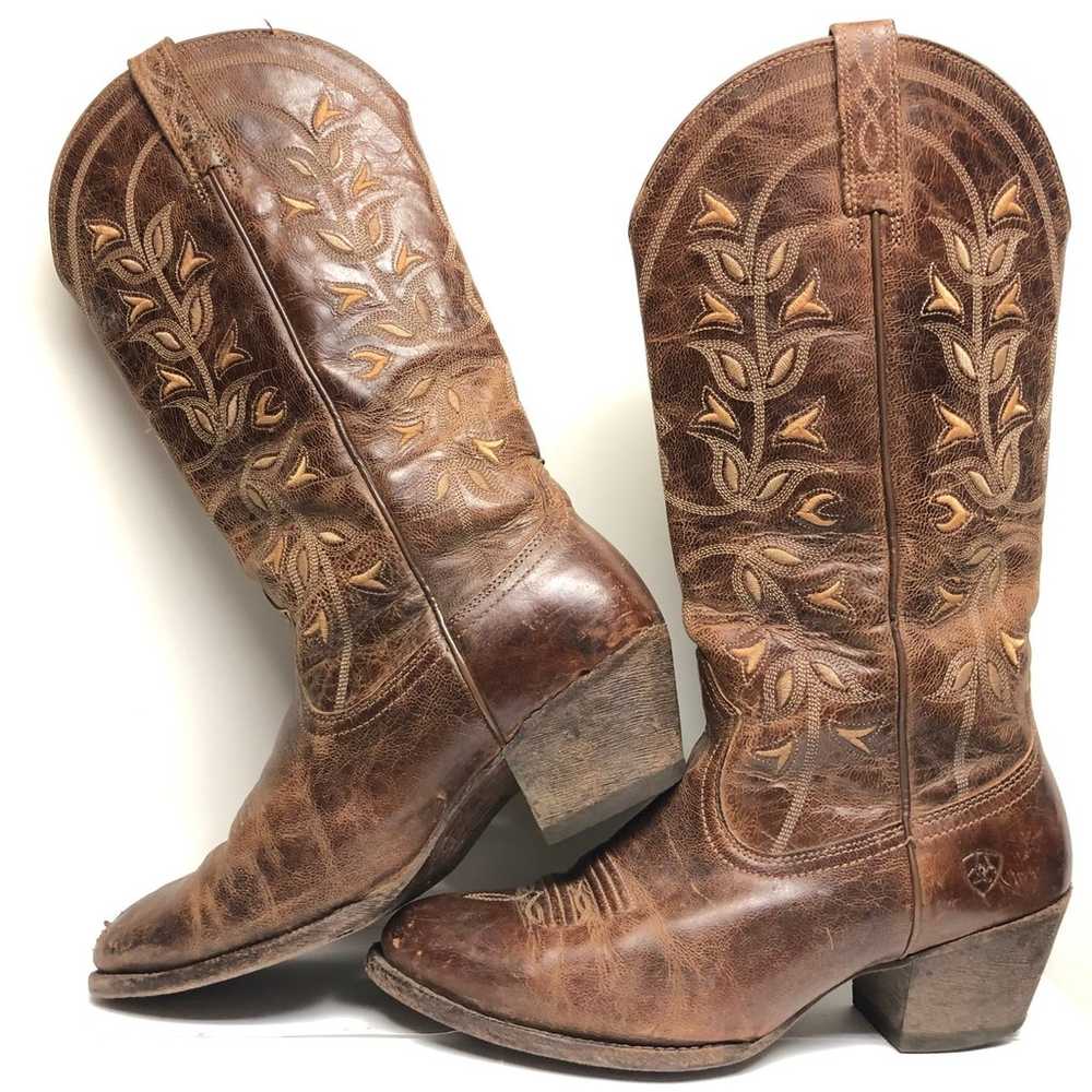 Ariat Desert Holly Women's 8.5 B Leather Cowgirl … - image 3