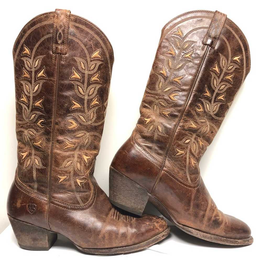 Ariat Desert Holly Women's 8.5 B Leather Cowgirl … - image 4