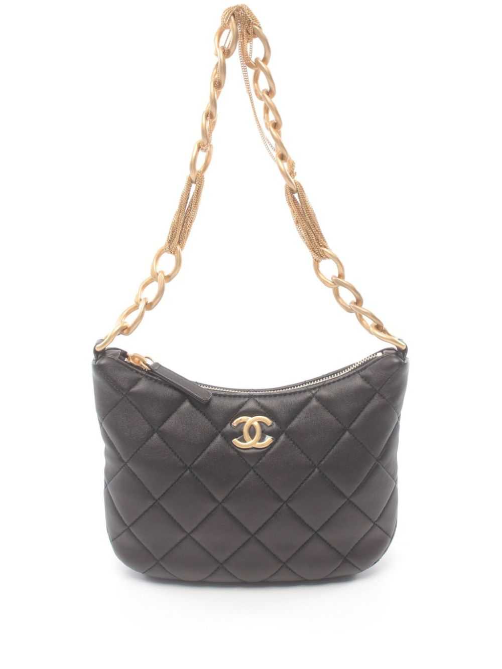 CHANEL Pre-Owned 2021 diamond-quilted shoulder ba… - image 1