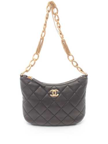 CHANEL Pre-Owned 2021 diamond-quilted shoulder ba… - image 1