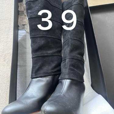 【Beautiful Condition】Black Boots (Size 39) SARA J… - image 1