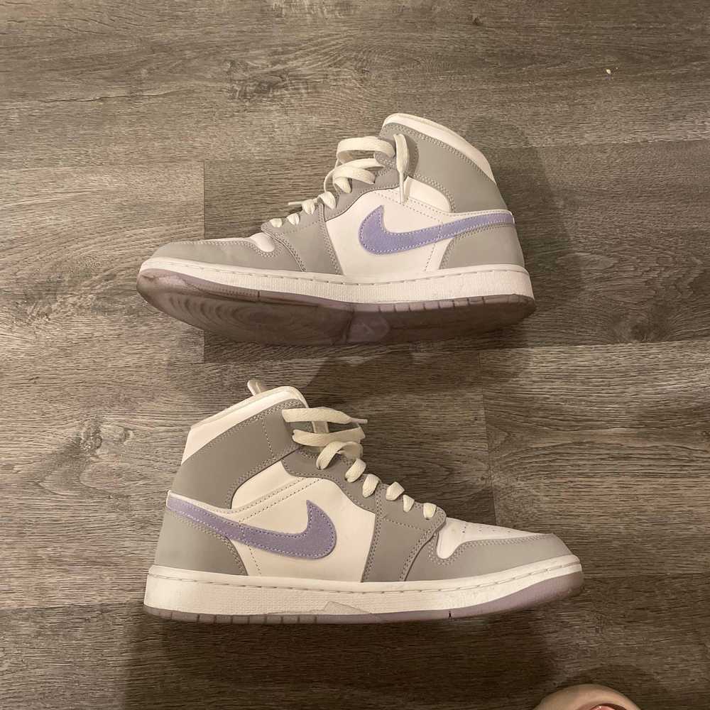 Jordan Brand Wmns Air Jordan 1 Mid Wolf Grey Alum… - image 2