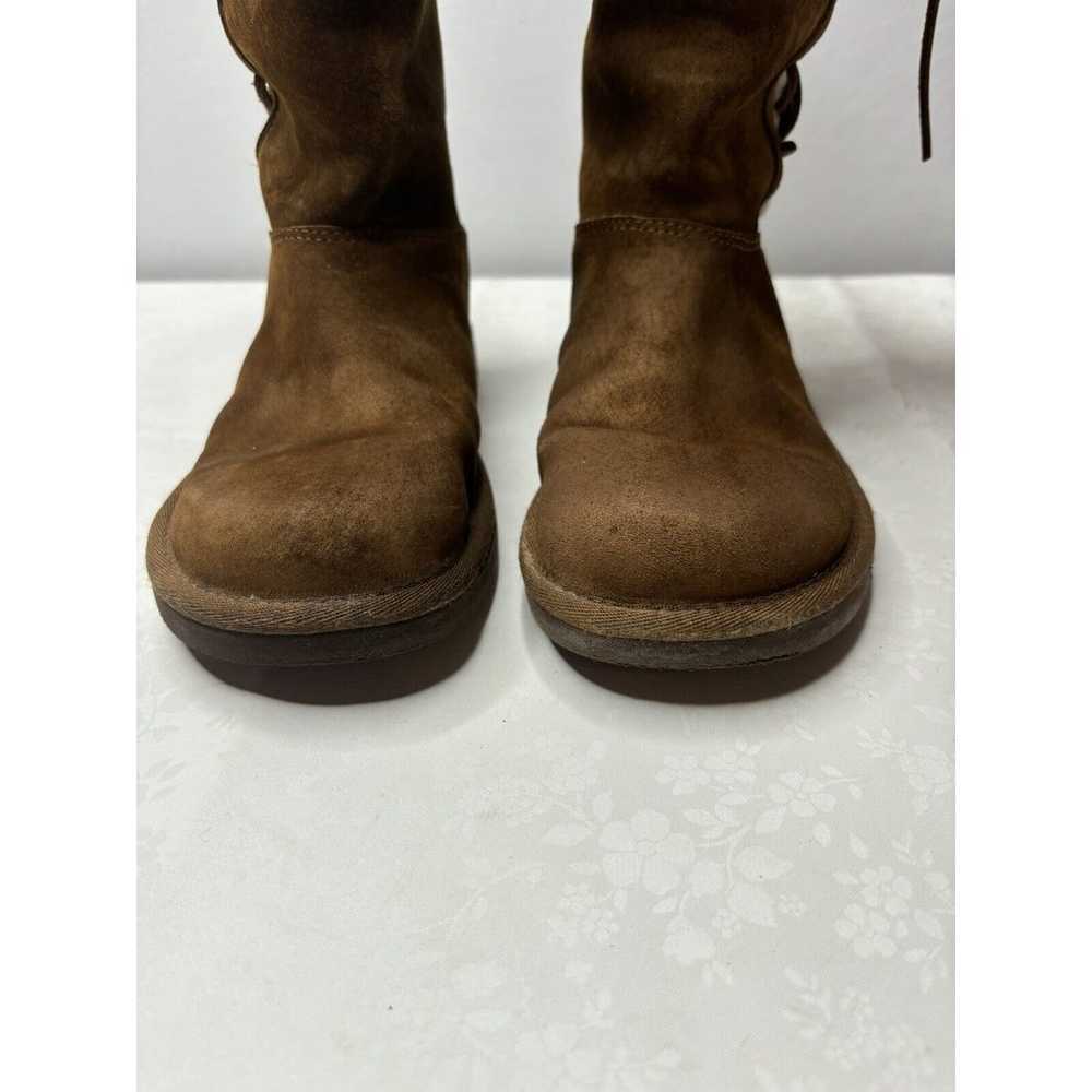 Ugg Upside Tall 5163 Brown Suede Lace Up Women's … - image 5