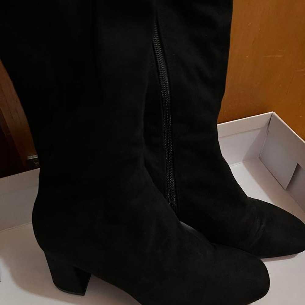 RANDA Square-Toe Knee-High Boots - image 3