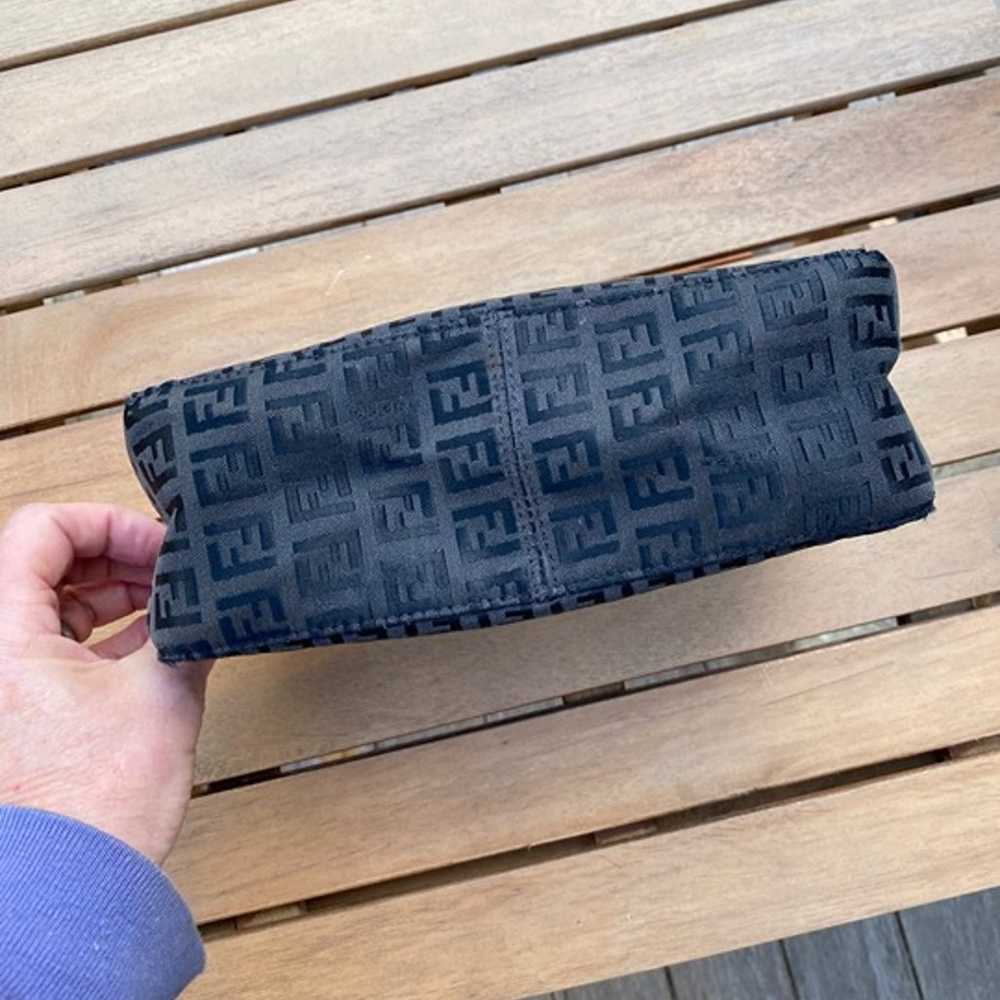 Authentic Fendi Vintage Zucchino Pochette - image 10