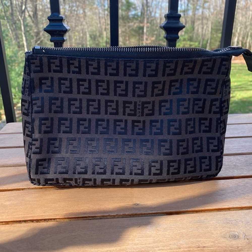 Authentic Fendi Vintage Zucchino Pochette - image 1