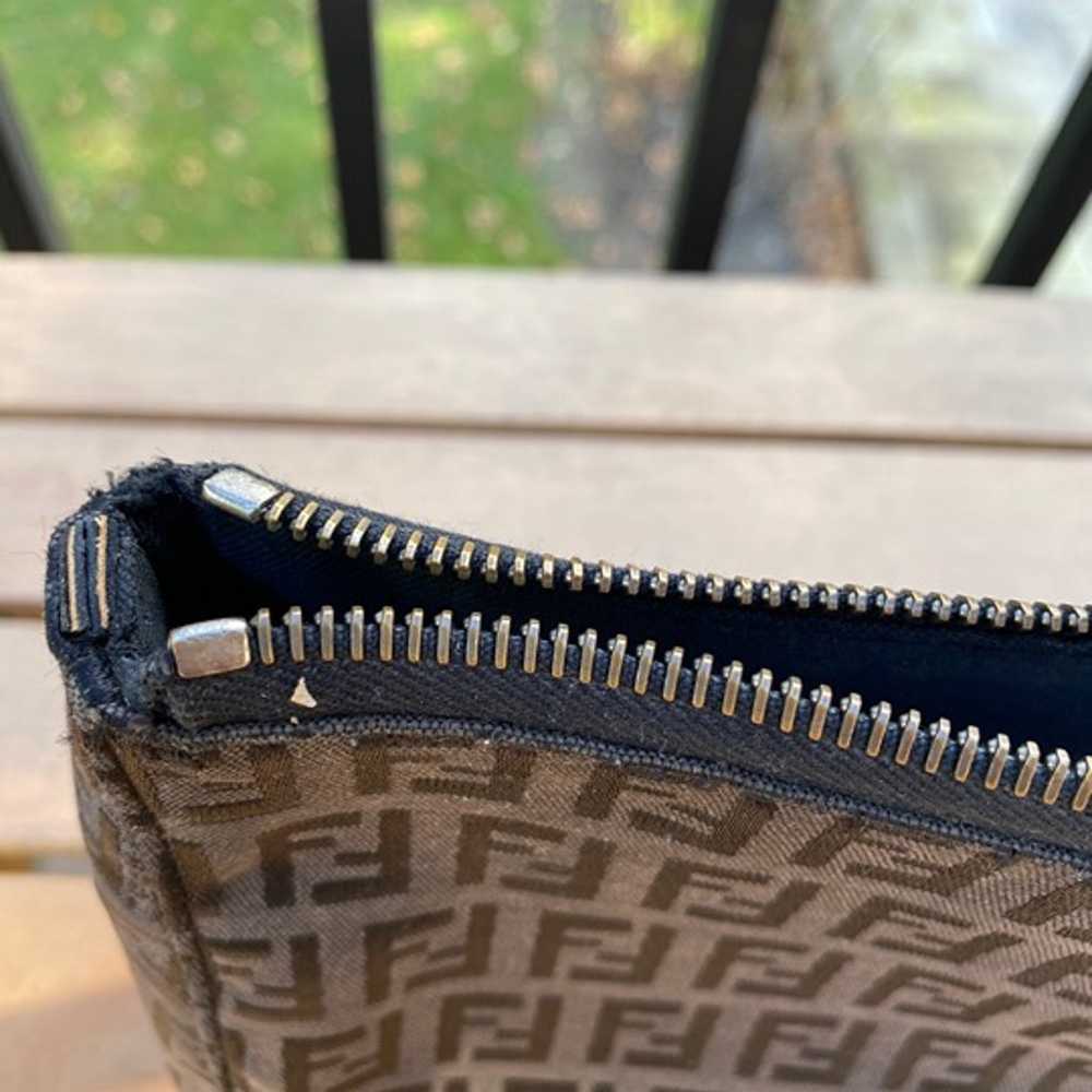 Authentic Fendi Vintage Zucchino Pochette - image 2