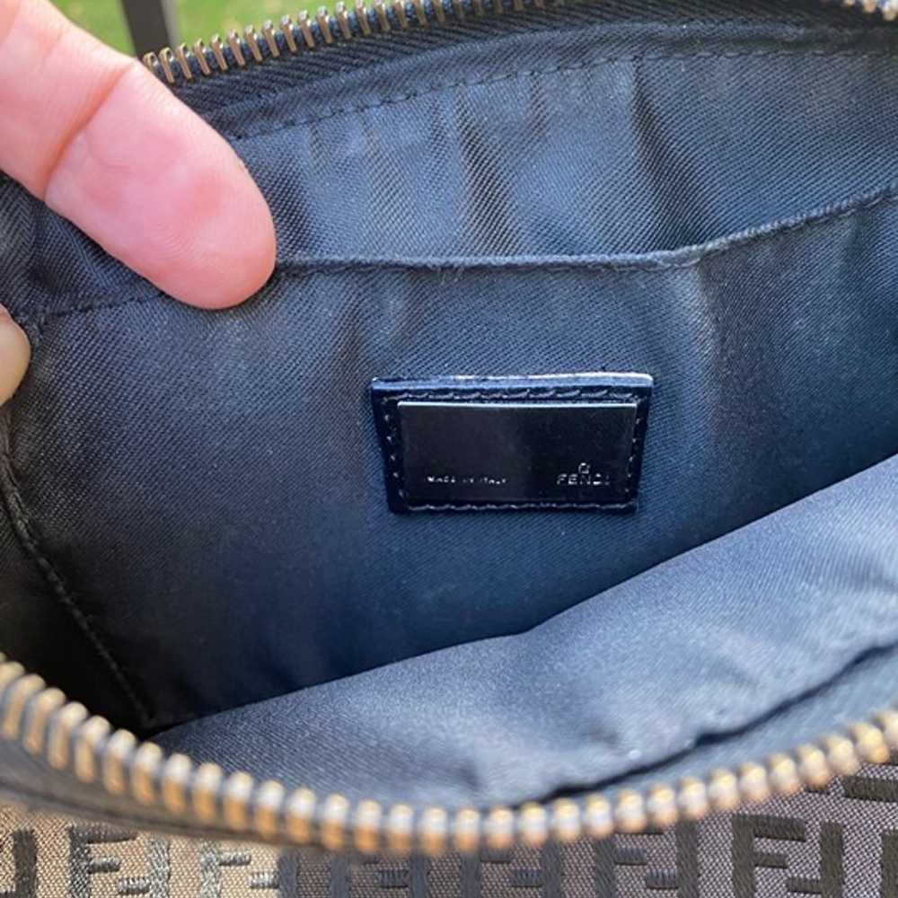 Authentic Fendi Vintage Zucchino Pochette - image 4