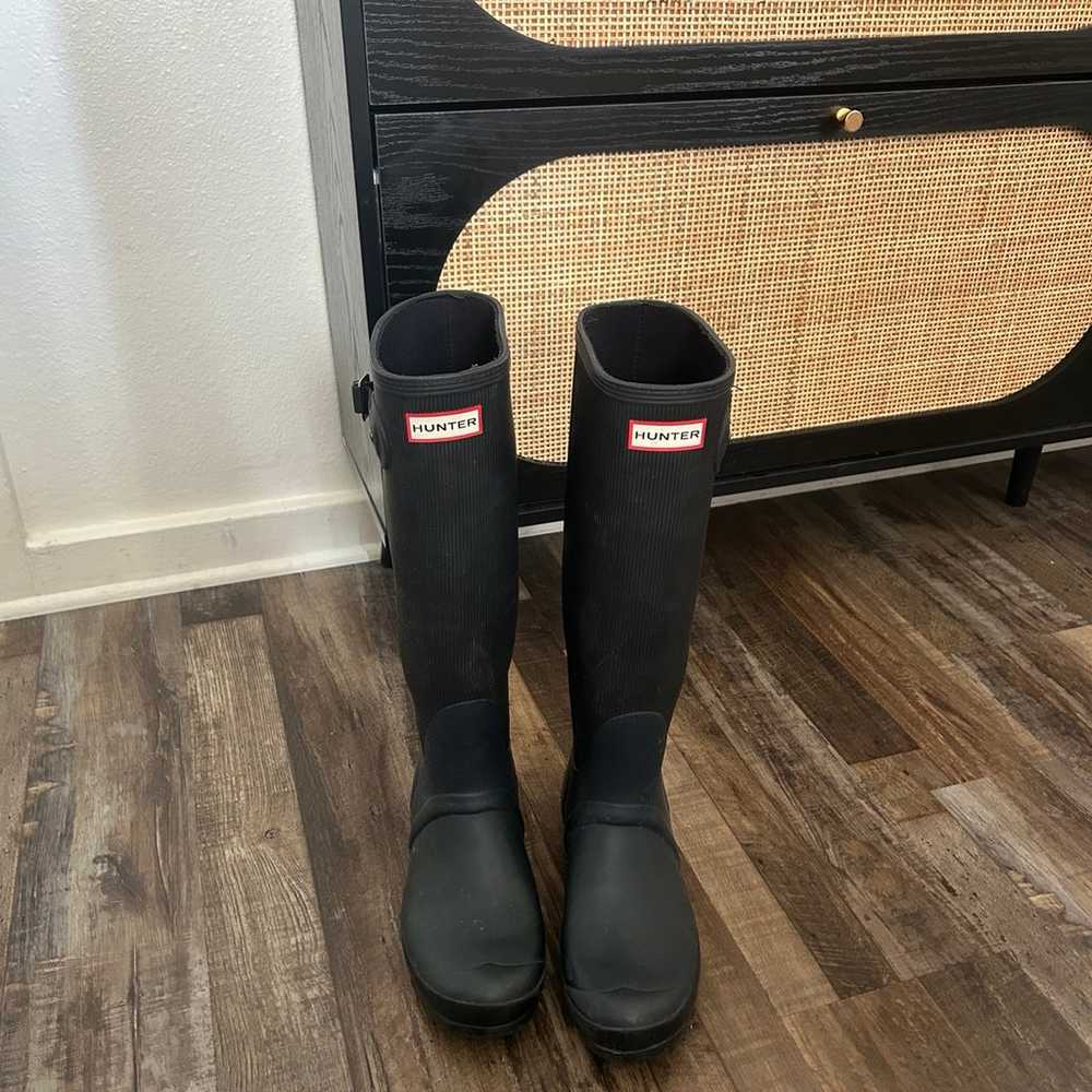 Hunter boots size 8 women’s - image 1