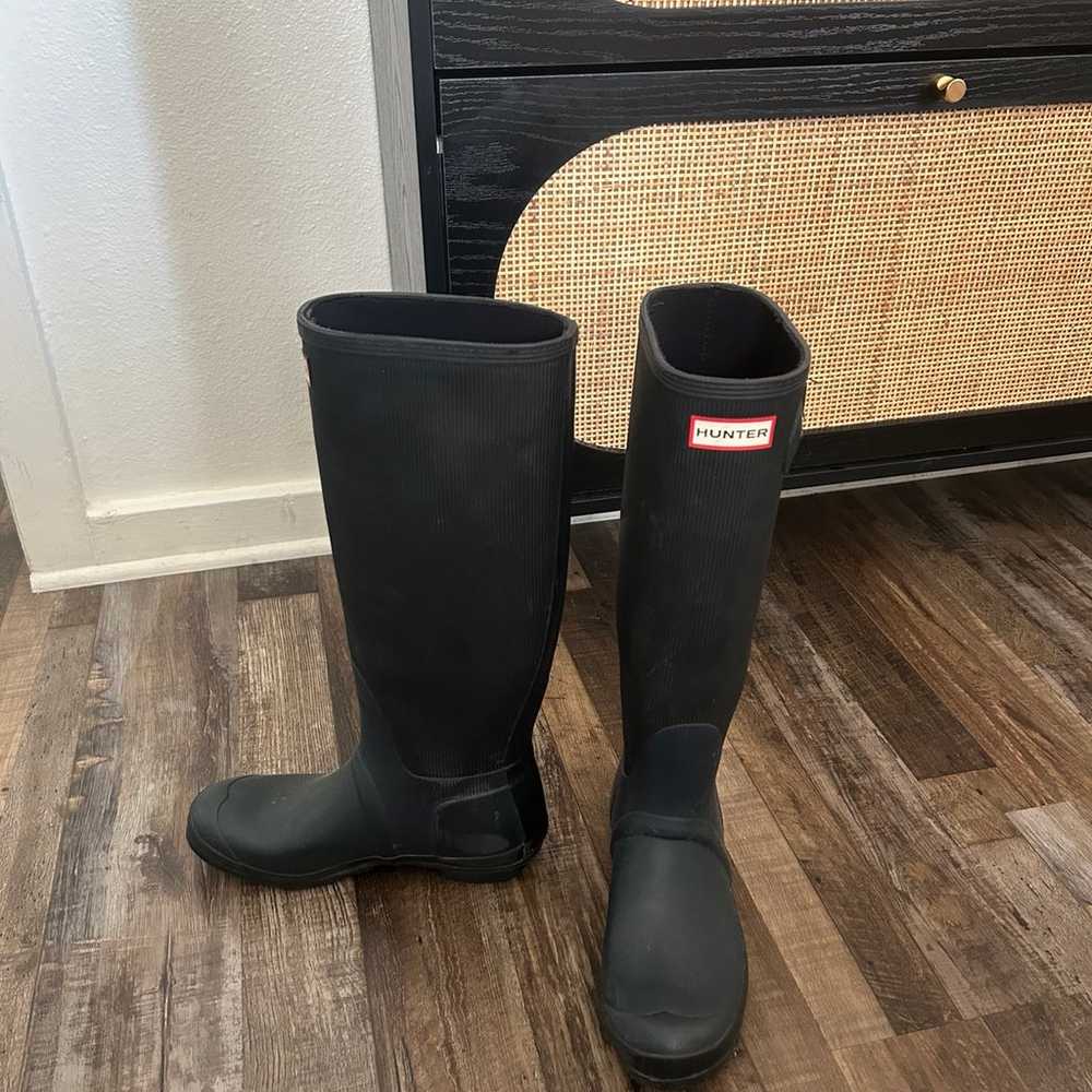 Hunter boots size 8 women’s - image 2