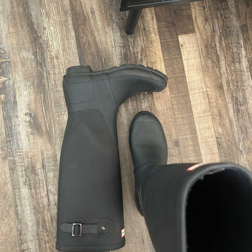 Hunter boots size 8 women’s - image 5