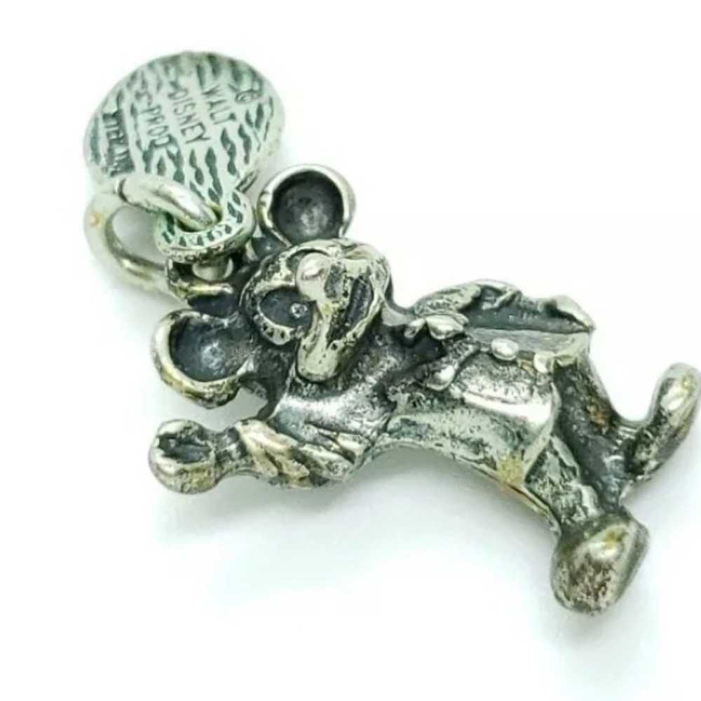 Disney Vintage Sterling Silver 3D Mickey Charm - image 2