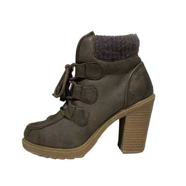 Other MUDD Gresham Grey/Brown ANKLE BOOTS Side Zi… - image 1