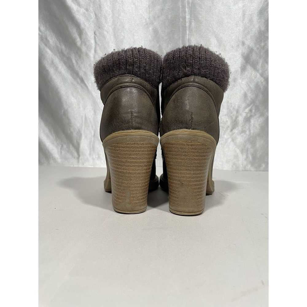 Other MUDD Gresham Grey/Brown ANKLE BOOTS Side Zi… - image 5