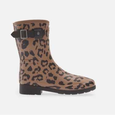 Hunter | Original Refined Short Leopard Rainboots