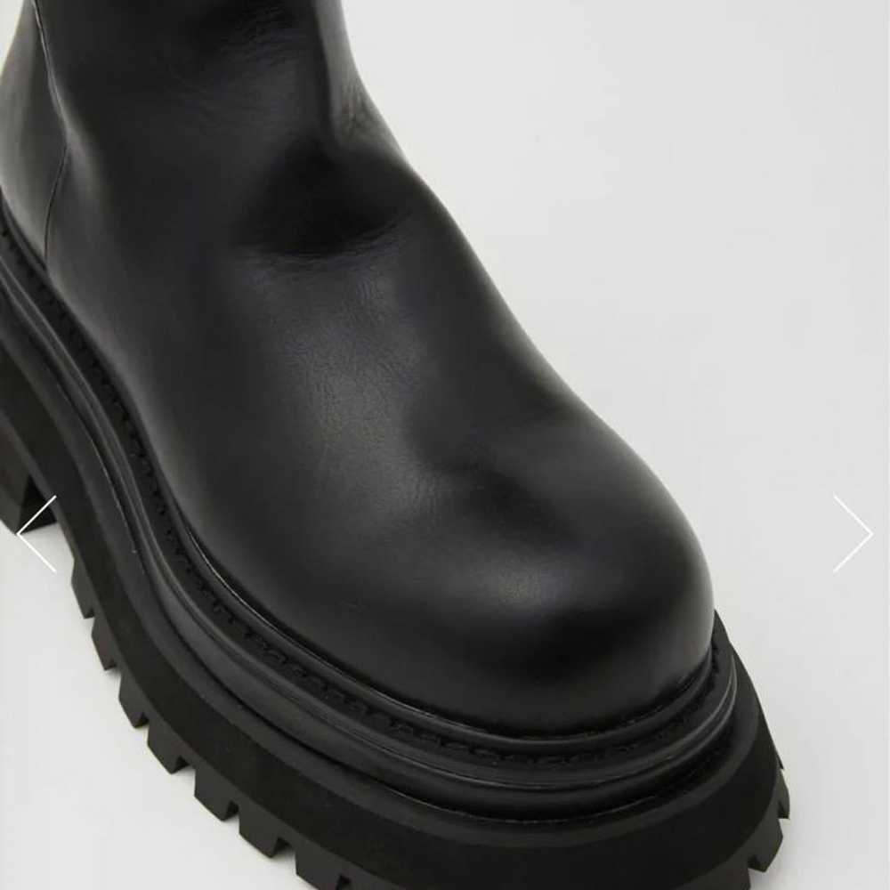 SLY CHUNK SOLE KNEE Thick-soled Boots Black Size L - image 6