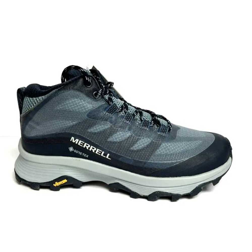 Merrell Womens Moab Speed Mid GTX Trail Shoe Navy… - image 1