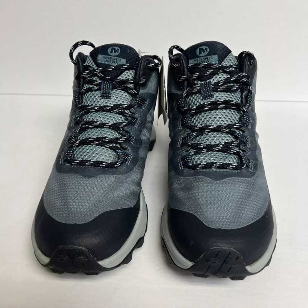 Merrell Womens Moab Speed Mid GTX Trail Shoe Navy… - image 3