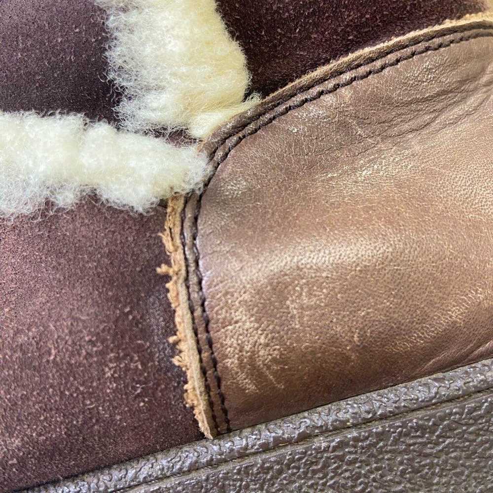 TORY BURCH Shearling Long Boots 23.5cm - image 5