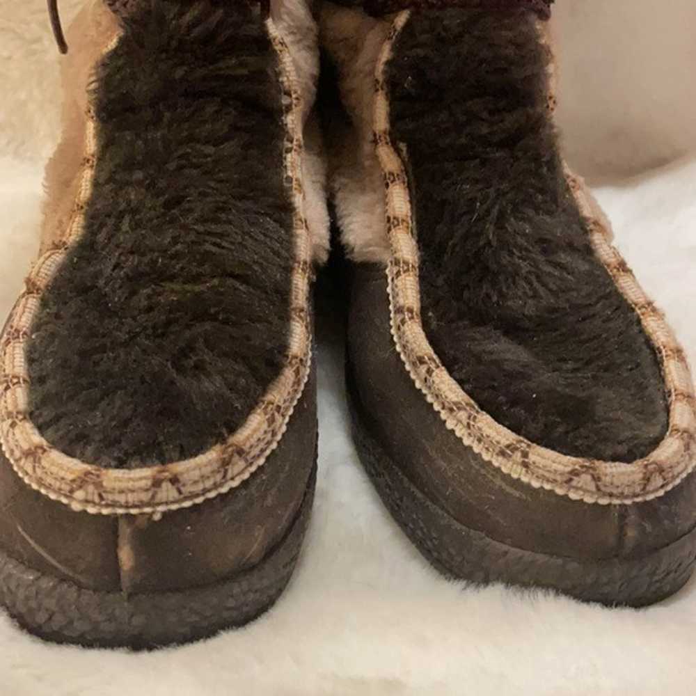 Vintage Snowland Winter Faux Fur Snow Boots S8 - image 4