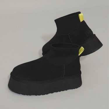 UGG Platform Suede Boots Black - image 1